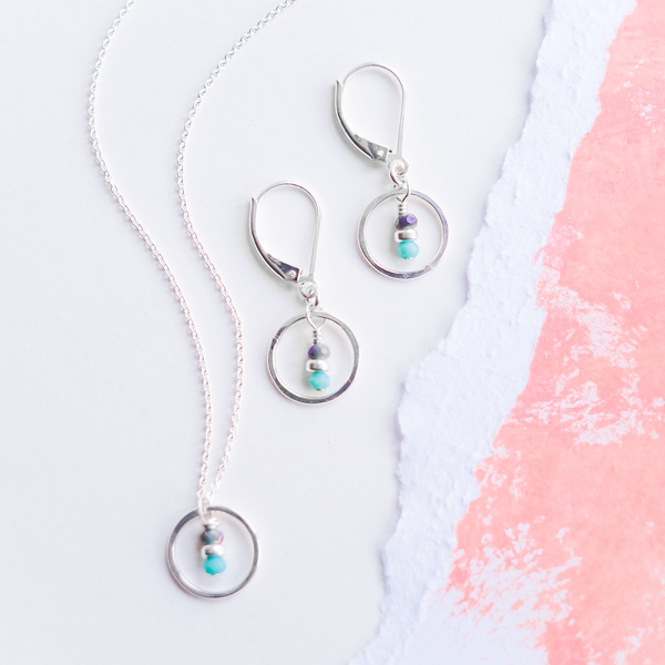 Seedling Azure Necklace - Freshie & Zero Studio Shop