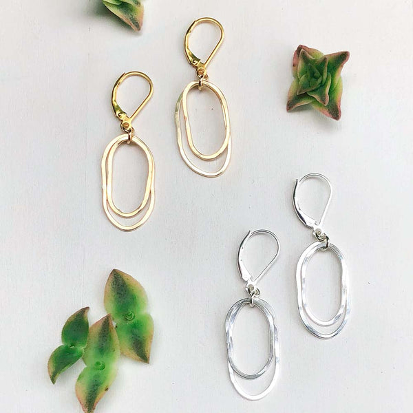 simple flame earrings - Freshie & Zero Studio Shop