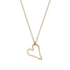 small modern heart necklace - Freshie & Zero