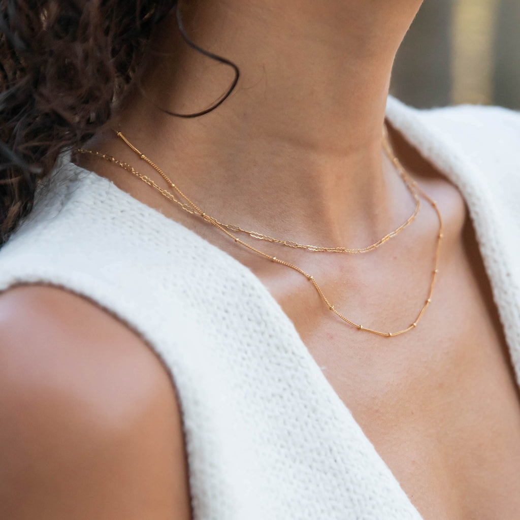 Bellini Layering Chain Necklace - Freshie & Zero Studio Shop