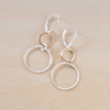 sprout golden earrings - Freshie & Zero