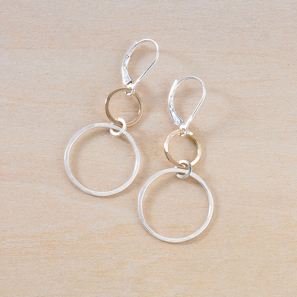 sprout golden earrings - Freshie & Zero