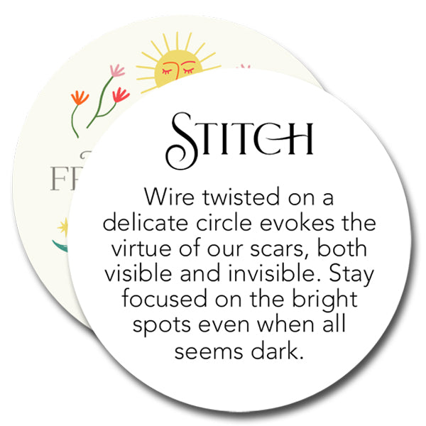 Mini Stitch Earrings - Freshie & Zero Studio Shop
