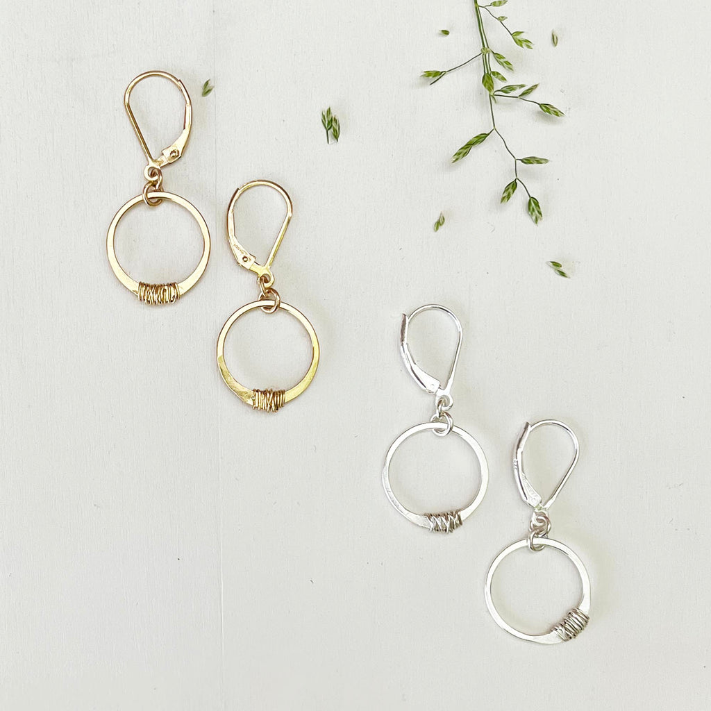 stitch earrings - Freshie & Zero Studio Shop