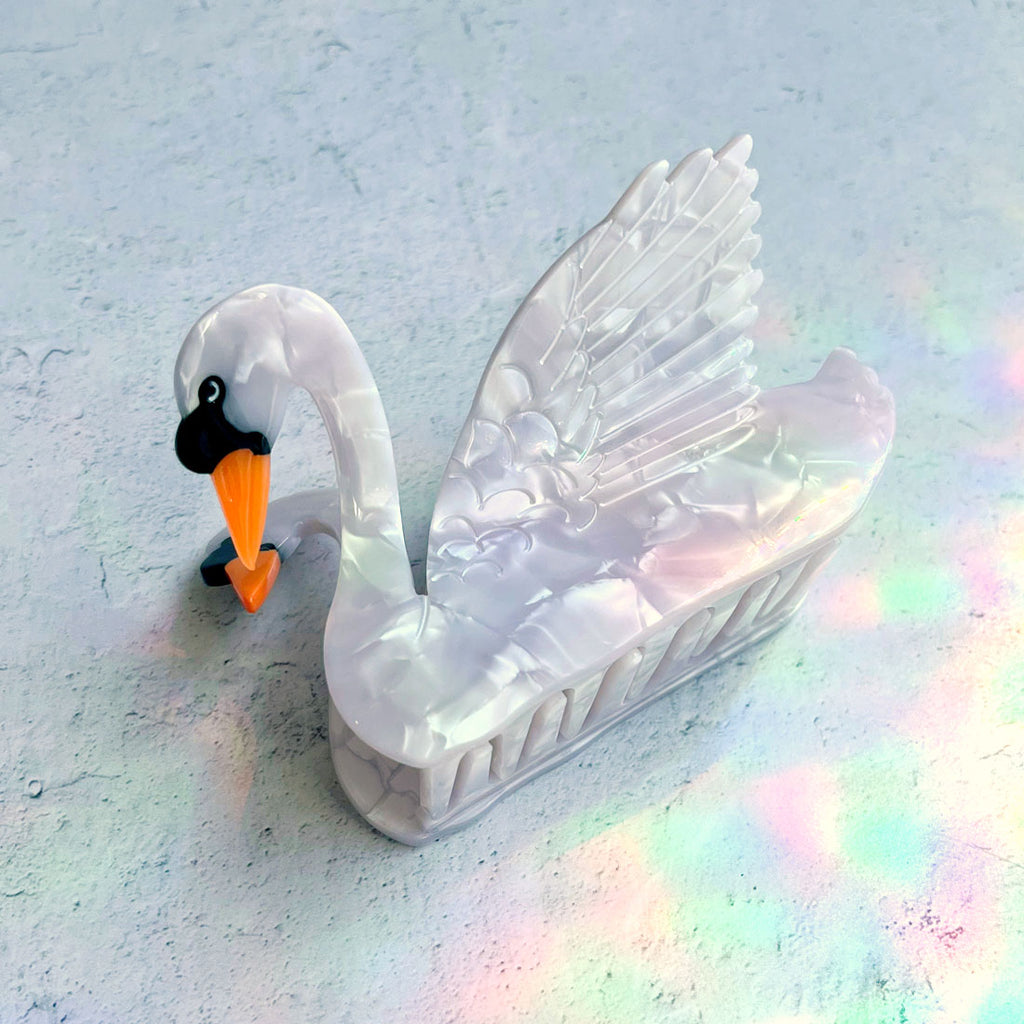 Swan Hair Claw - Freshie & Zero Studio Shop