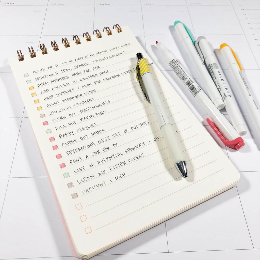 Task Pad Notebook by Shorthand Press: Lilac - Freshie & Zero Studio Shop