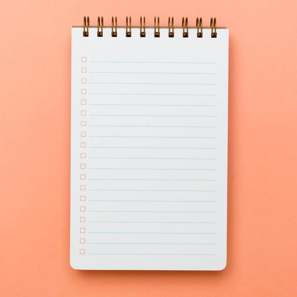 Task Pad Notebook by Shorthand Press: Royal Blue - Freshie & Zero Studio Shop