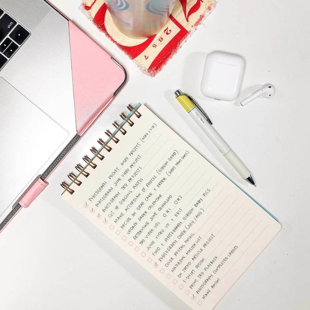 Task Pad Notebook by Shorthand Press: Royal Blue - Freshie & Zero Studio Shop