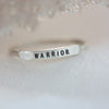 Warrior: Hand Stamped Message Stacking Ring - Freshie & Zero Studio Shop