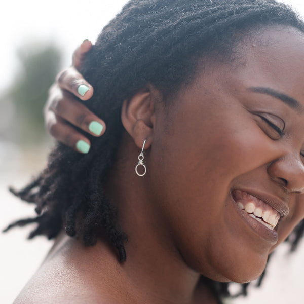 tiny zero earrings - Freshie & Zero Studio Shop